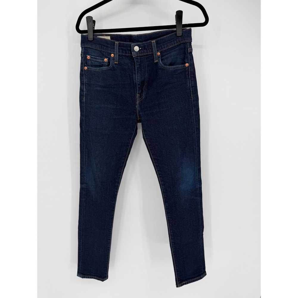 Levis 510 Skinny Fit Jeans Dark Wash Indigo Denim W30 L30 Mens Women Unisex